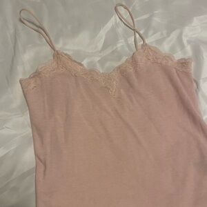 American Eagle Outfitters Blush Lace Cami